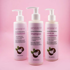 Coconut Oil Revitalizing Shampoo, Conditioner And Leave-In Conditioner Trio
