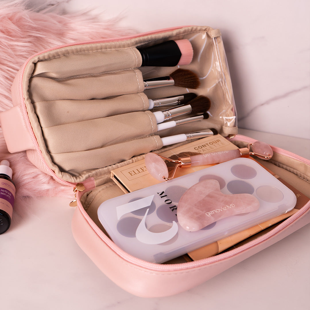 Large Two-tiered Makeup, Skincare and Toiletry bag
