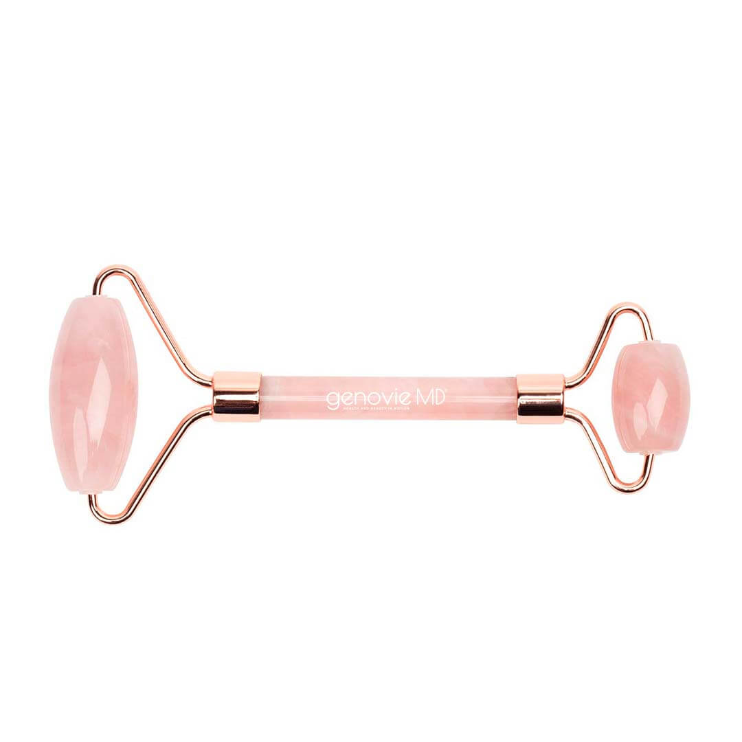 rose quartz face roller