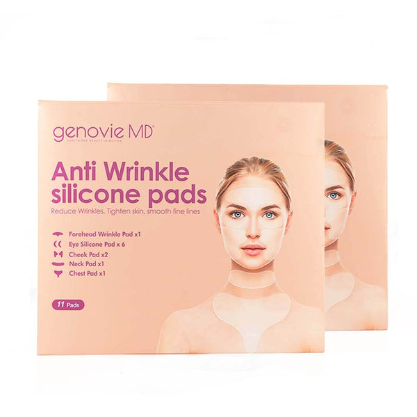 Anti Wrinkle Patches: Silicone Pads Face Forehead Eyes Neck Chest