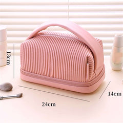 Large Two-Tiered Makeup, Skincare And Toiletry Bag