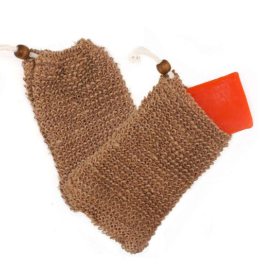 exfoliating soap bags